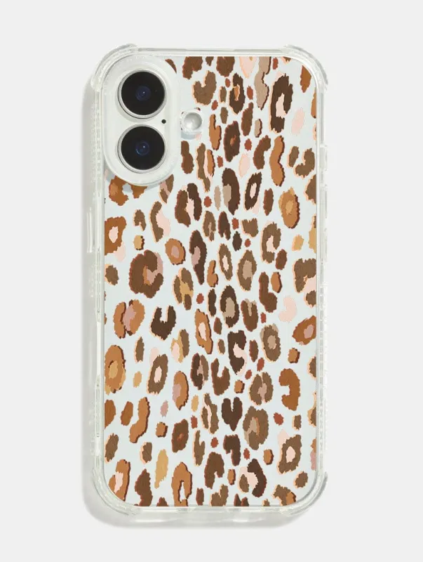 Cheetah Print Shock iPhone Case sold by Skinnydip London
