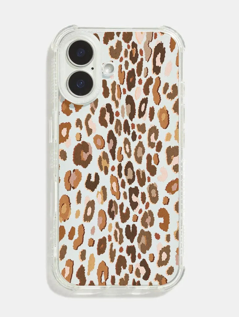 Cheetah Print Shock iPhone Case sold by Skinnydip London