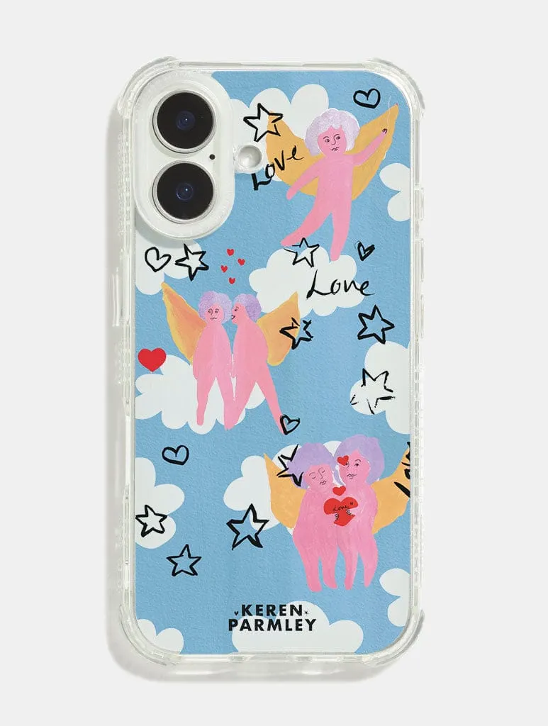 Keren Parmley x Skinnydip Cherubs Shock iPhone Case sold by Skinnydip London
