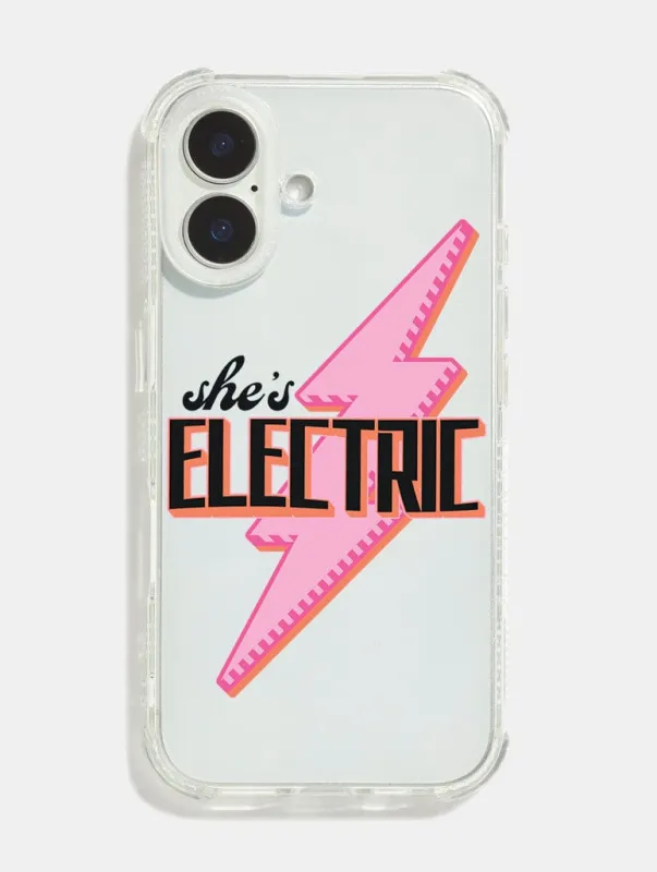 She's Electric Shock iPhone Case sold by Skinnydip London