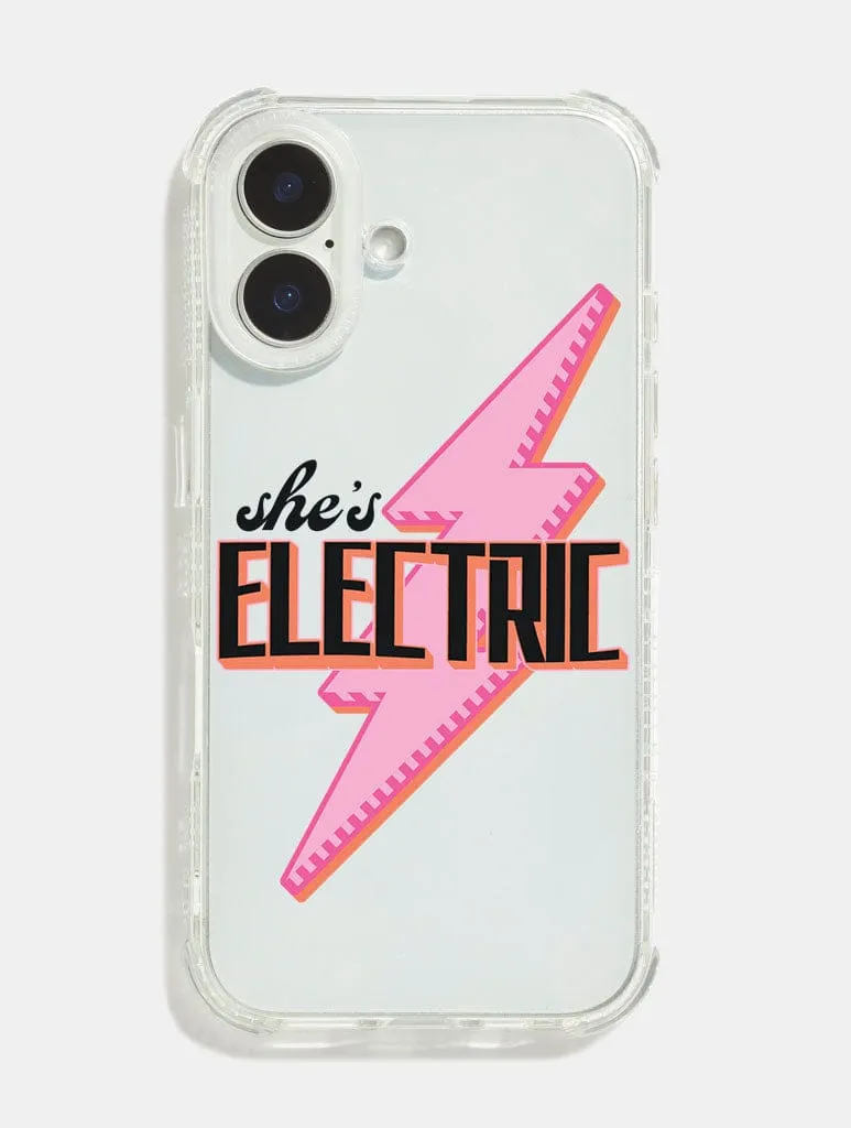 She's Electric Shock iPhone Case sold by Skinnydip London