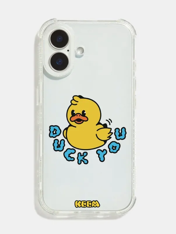 Keem x Skinnydip Duck You Shock iPhone Case sold by Skinnydip London