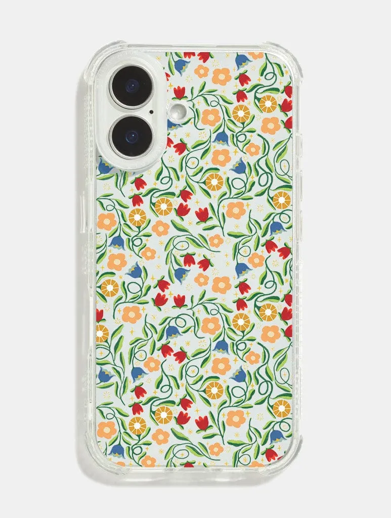 Meg Harriet x Skinnydip Flower Garden Shock iPhone Case sold by Skinnydip London
