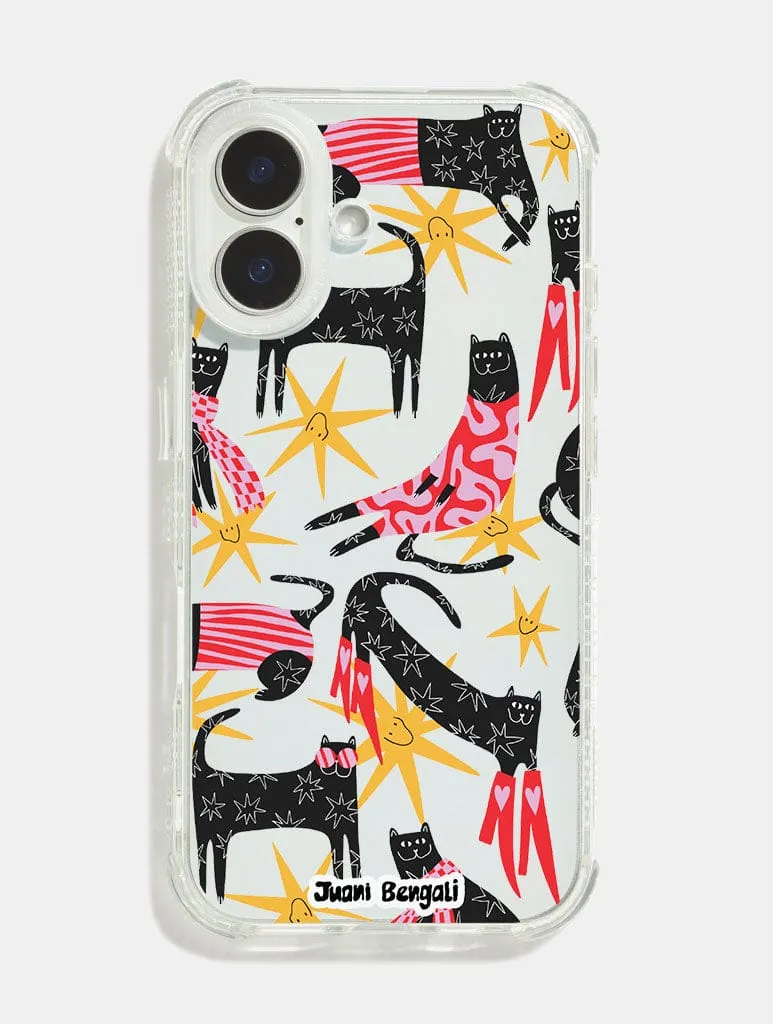 Juani Bengali x Skinnydip Cats Case Shock iPhone Case sold by Skinnydip London