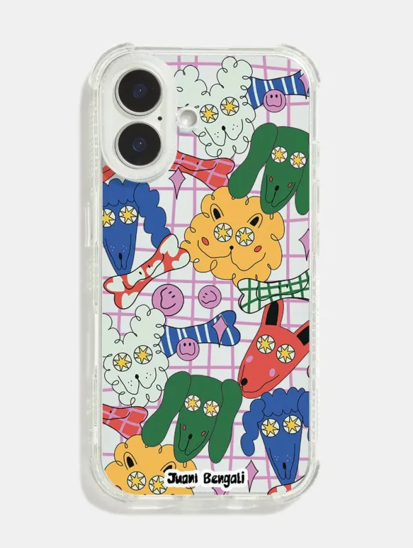 Juani Bengali x Skinnydip Dogs Case Shock iPhone Case sold by Skinnydip London