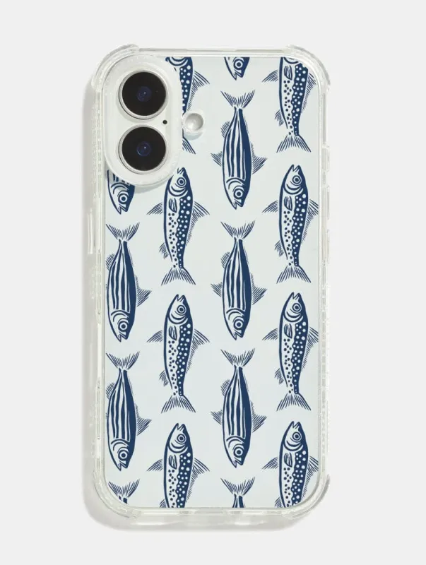 Blue Fish Shock iPhone Case sold by Skinnydip London