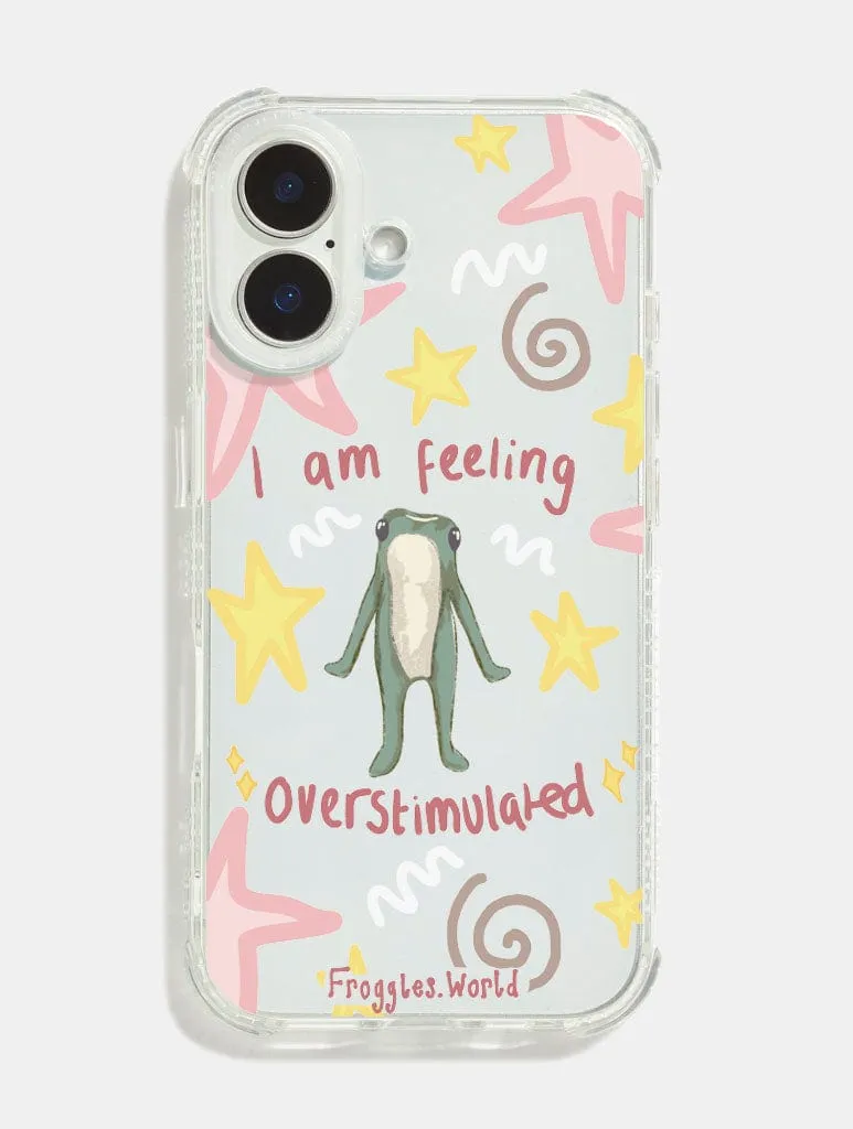 Froggles World x Skinnydip Overstimulated Frog Shock iPhone Case sold by Skinnydip London