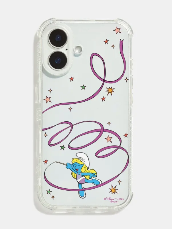 The Smurfs Ribbon Shock iPhone Case sold by Skinnydip London