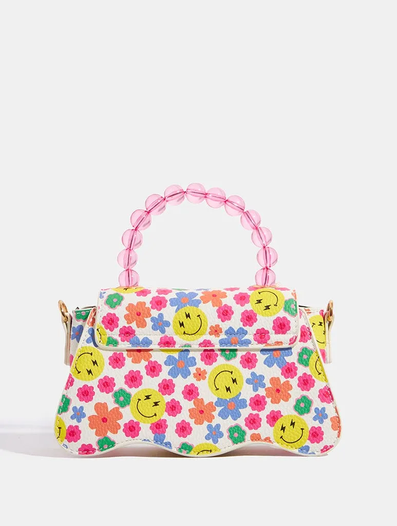 Mini Wave Happy Floral Top Handle Bag sold by Skinnydip London product image thumbnail 3