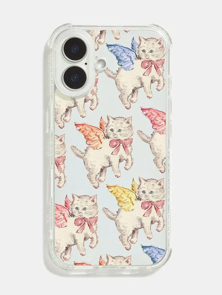 Sophie Amelia Creates x Skinnydip Angel Kittens Shock iPhone Case sold by Skinnydip London