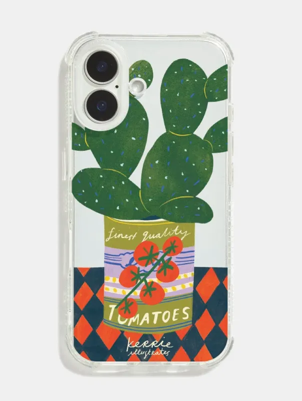 Kerrie Illustrates x Skinnydip Cacti Shock iPhone Case made by Skinnydip London