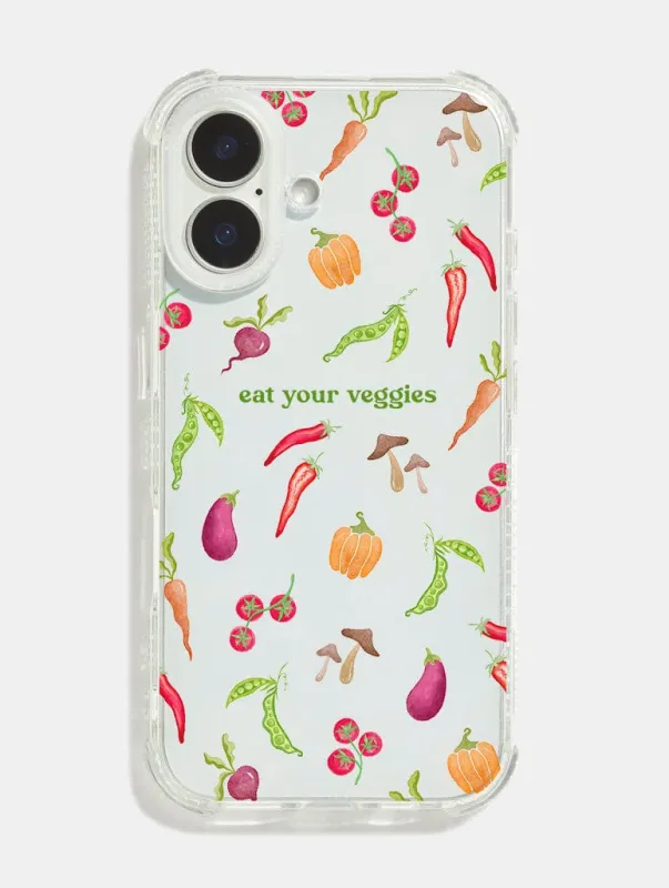 Eat Your Veggies Shock iPhone Case sold by Skinnydip London