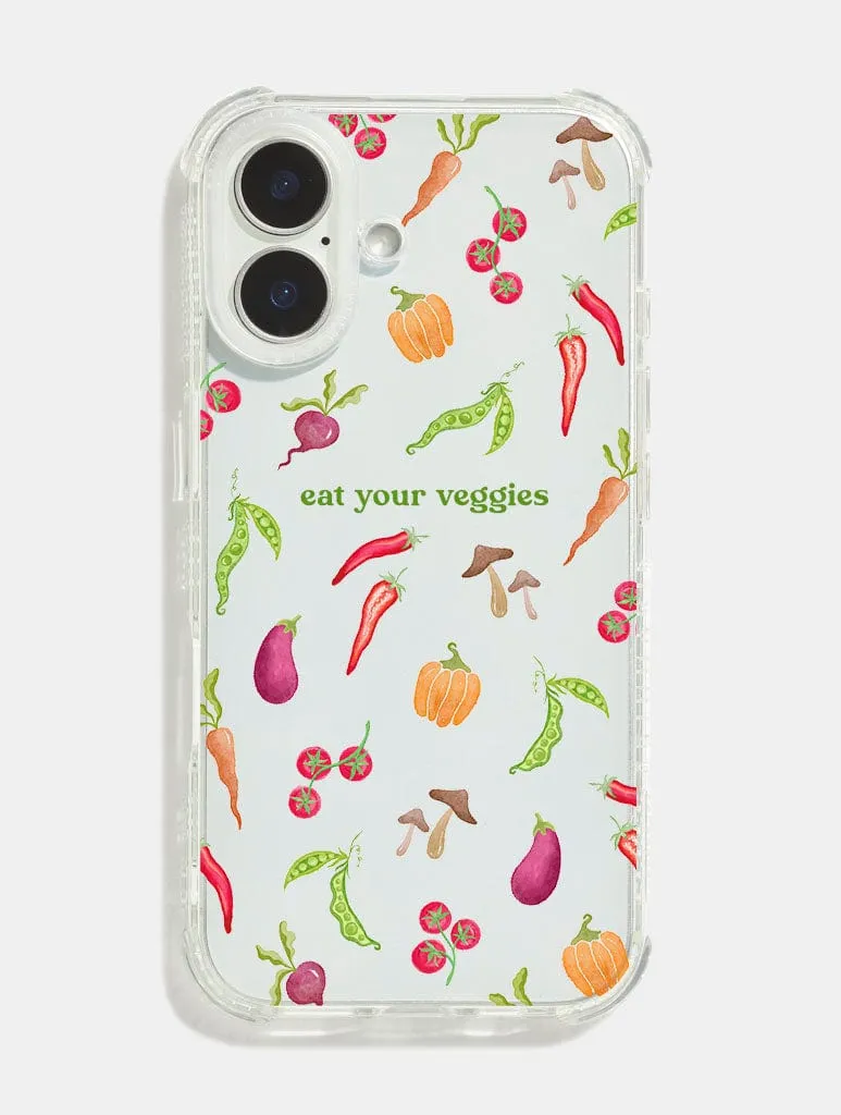 Eat Your Veggies Shock iPhone Case sold by Skinnydip London