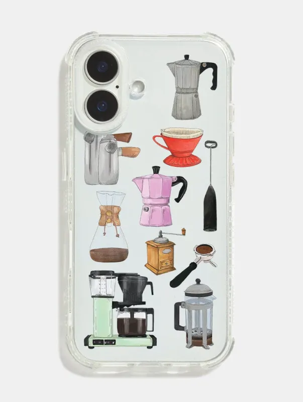 Natdraws x Skinnydip Coffee Shock iPhone Case made by Skinnydip London