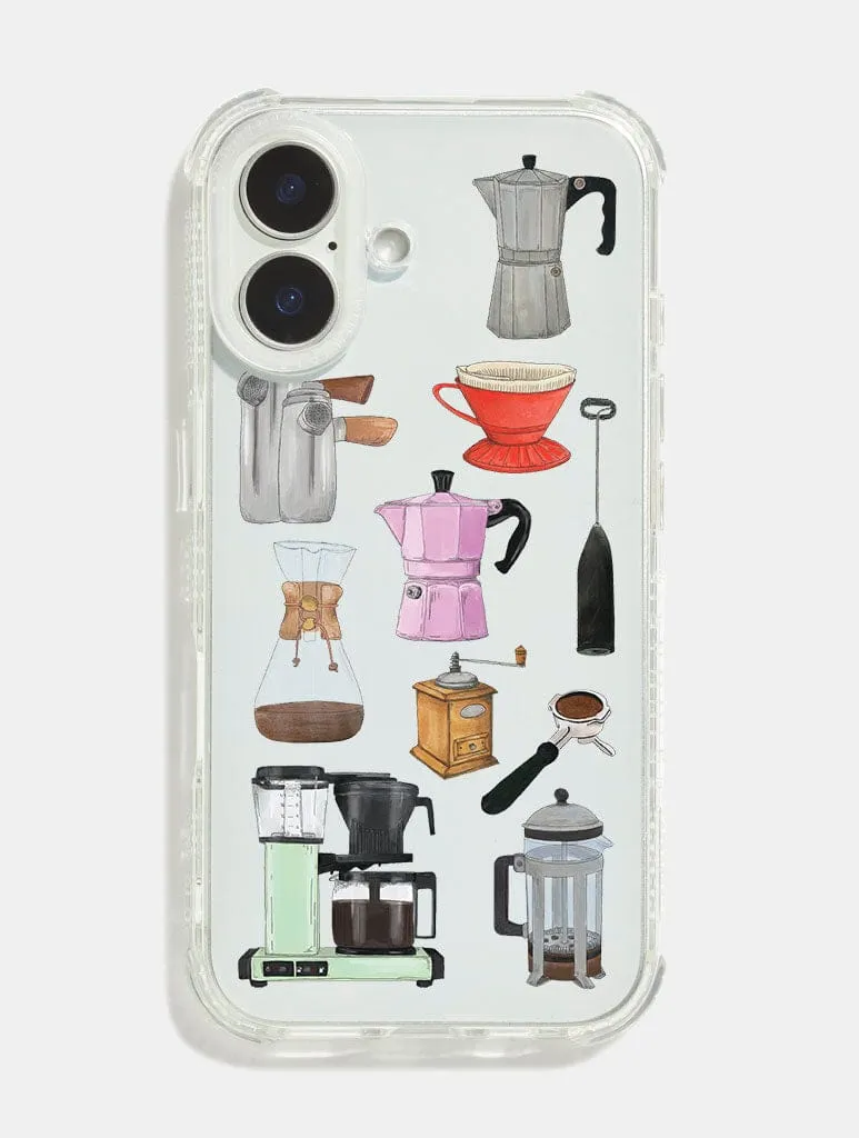 Natdraws x Skinnydip Coffee Shock iPhone Case sold by Skinnydip London