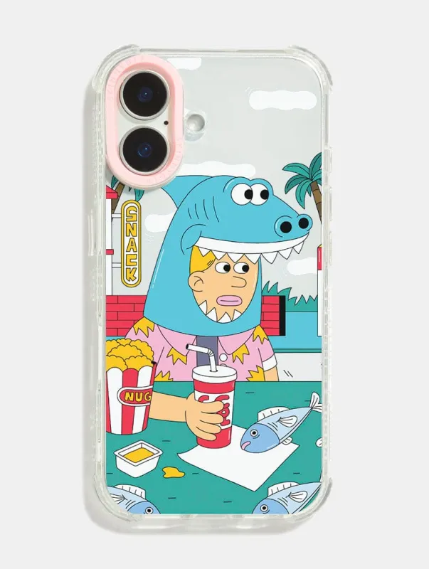 Dirty Pote x Skinnydip Shark Snacks Shock iPhone Case sold by Skinnydip London