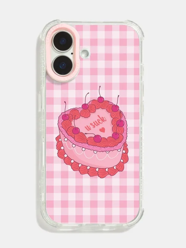 Big Fat Jenna U Suck Shock iPhone Case sold by Skinnydip London