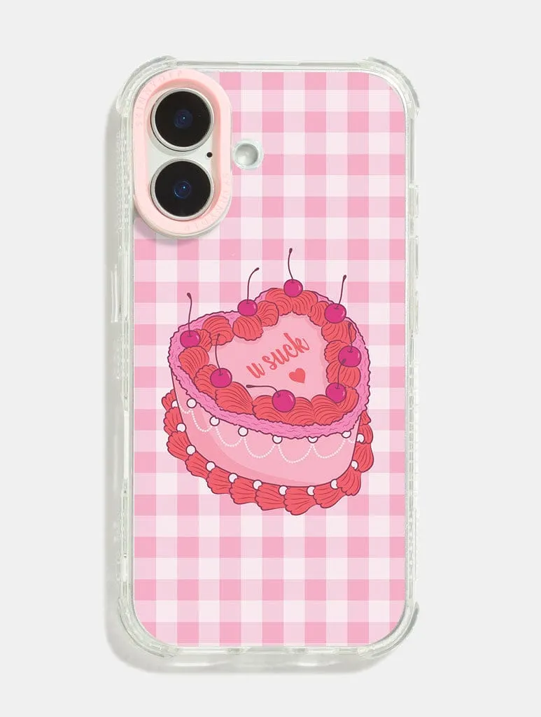 Big Fat Jenna U Suck Shock iPhone Case sold by Skinnydip London