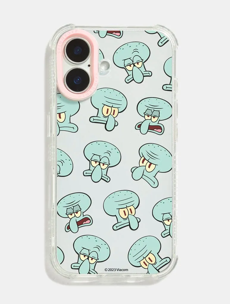SpongeBob x Skinnydip Squidward Repeat Shock iPhone Case sold by Skinnydip London