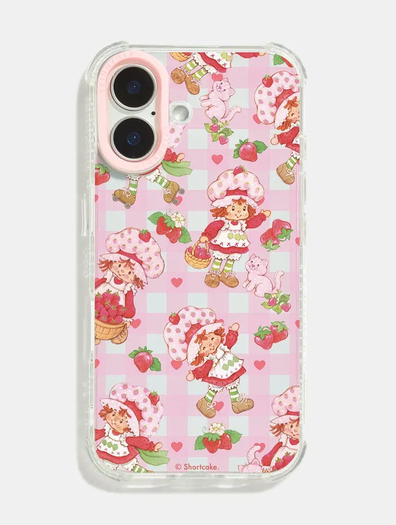 Strawberry Shortcake x Skinnydip Check Shock iPhone Case sold by Skinnydip London