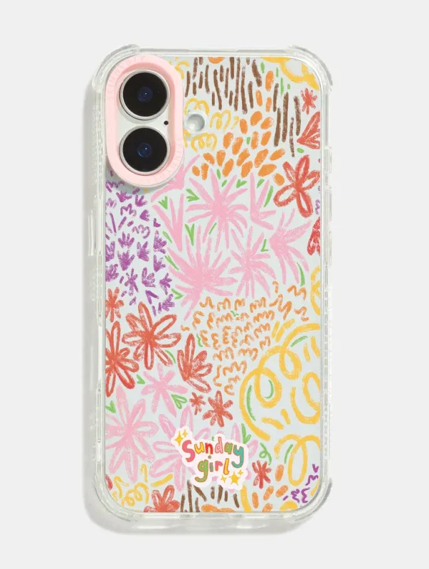 Sunday Girl x Skinnydip Floral Shock iPhone Case made by Skinnydip London