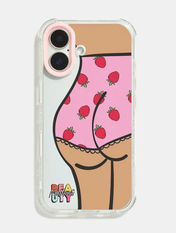 Mallows Beauty x Skinnydip Strawberry Bum Shock iPhone Case sold by Skinnydip London