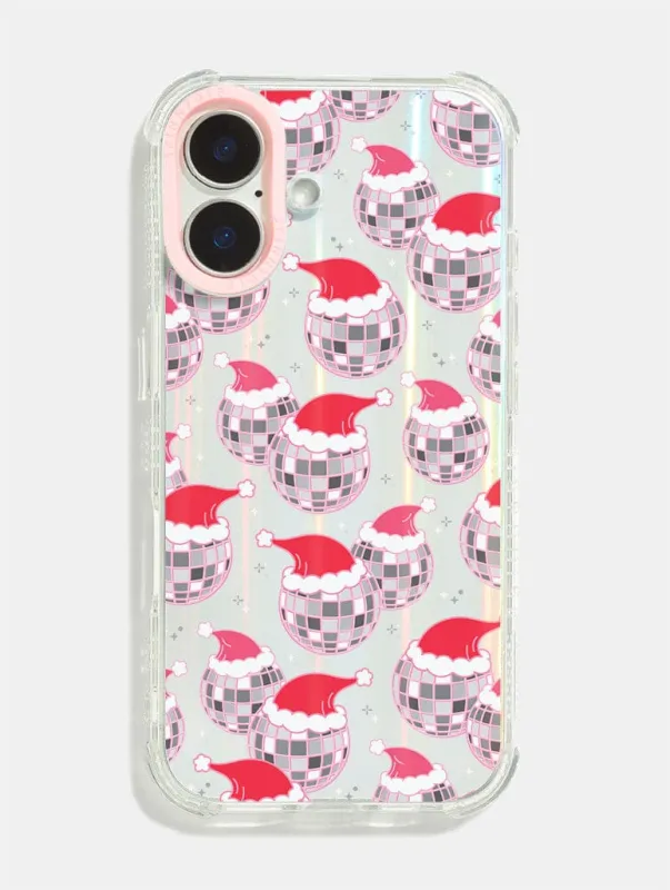 Christmas Disco Santa Hats Shock iPhone Case made by Skinnydip London