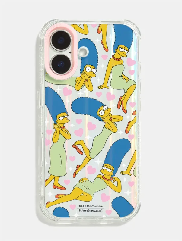 The Simpsons Romantic Marge Shock iPhone Case sold by Skinnydip London