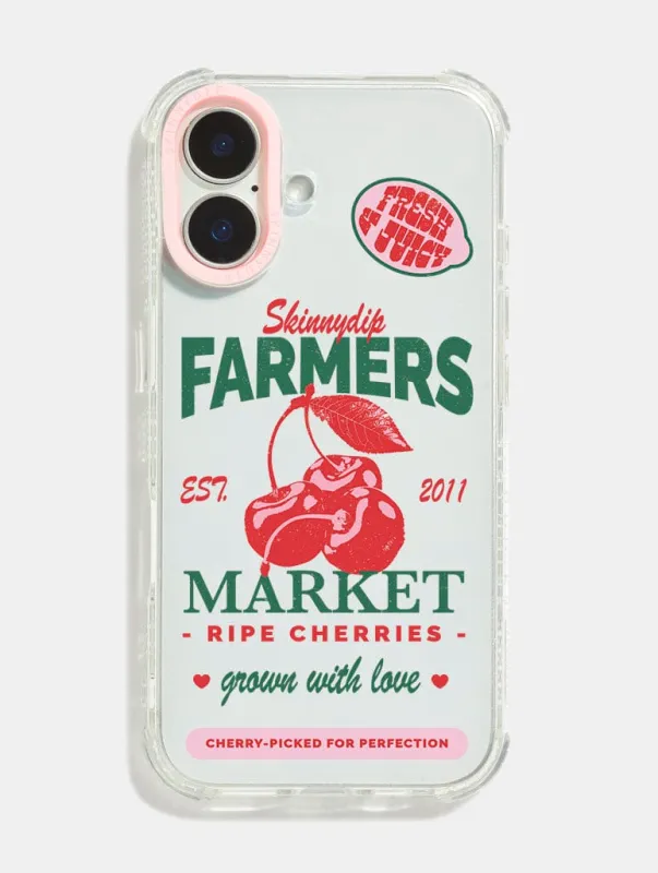 Farmers Market Shock iPhone Case sold by Skinnydip London