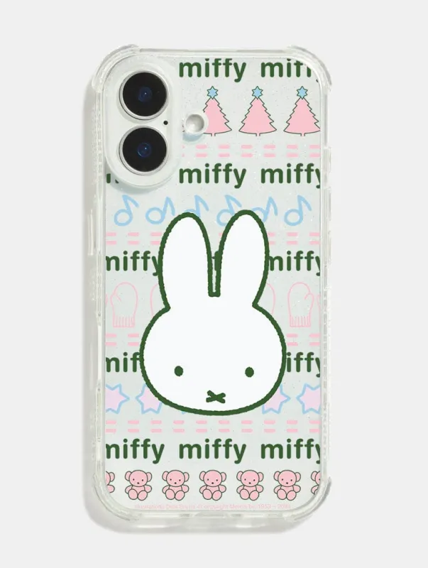 Miffy x Skinnydip Knit Pattern Shock iPhone Case sold by Skinnydip London