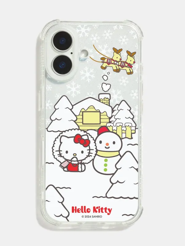 Hello Kitty Snowman Shock iPhone Case sold by Skinnydip London
