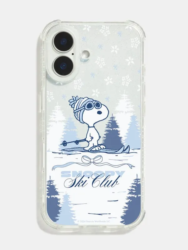 Peanuts x Skinnydip Snoopy Ski Club Shock iPhone Case sold by Skinnydip London