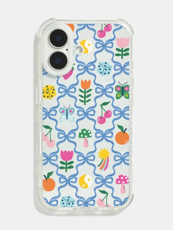 Lisa Barlow x Skinnydip Bow Icons Shock iPhone Case sold by Skinnydip London