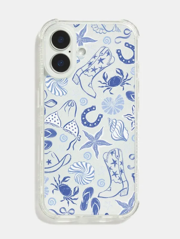 Coastal Cowgirl Shock iPhone Case sold by Skinnydip London