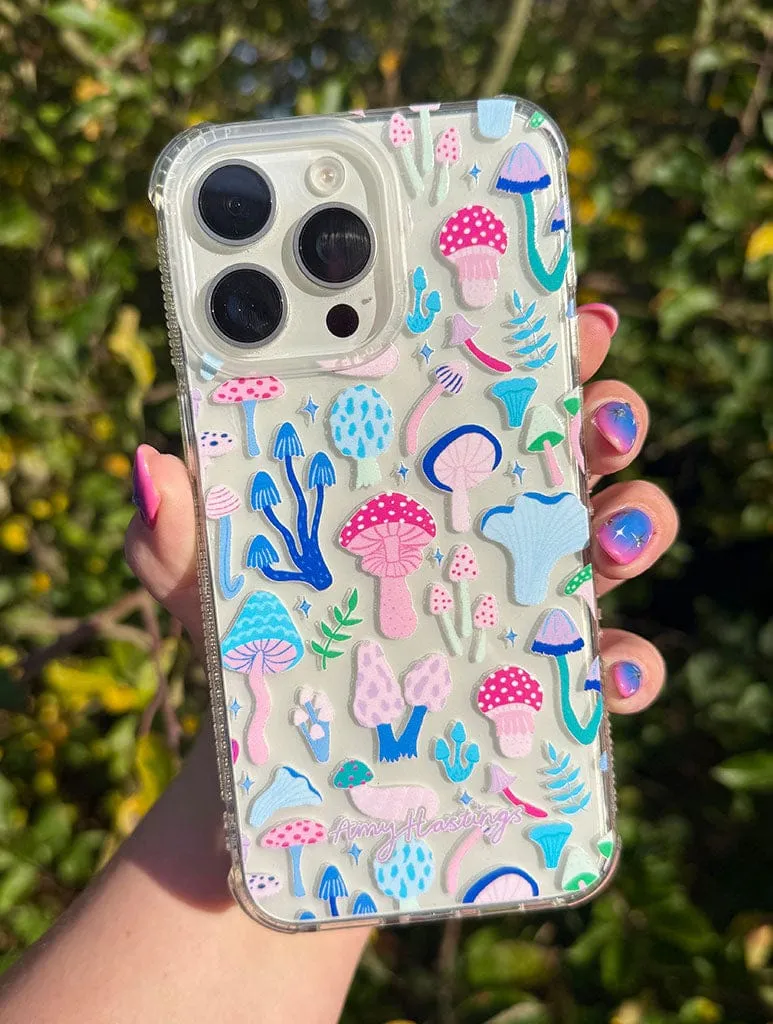 Amy Hastings x Skinnydip Magical Mushrooms Shock iPhone Case sold by Skinnydip London product image thumbnail 2