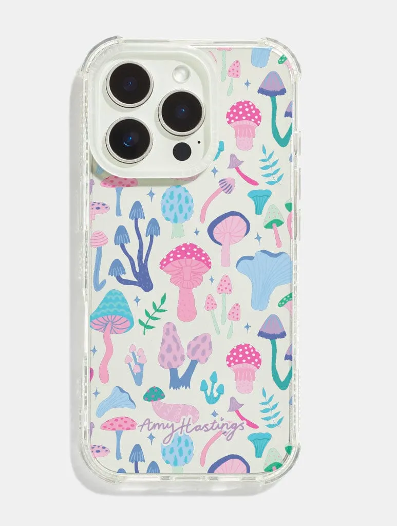 Amy Hastings x Skinnydip Magical Mushrooms Shock iPhone Case sold by Skinnydip London