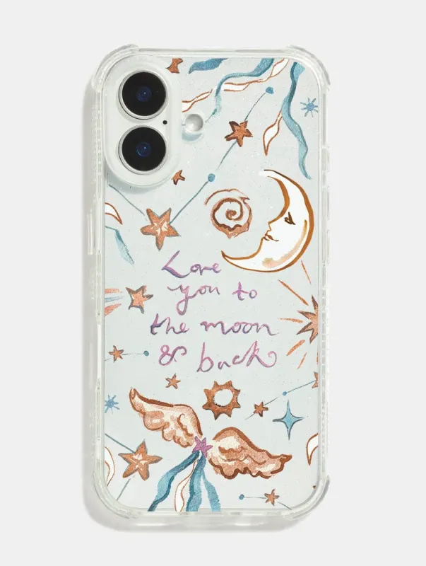 Sophie Amelia Creates x Skinnydip Love You To The Moon Shock iPhone Case sold by Skinnydip London