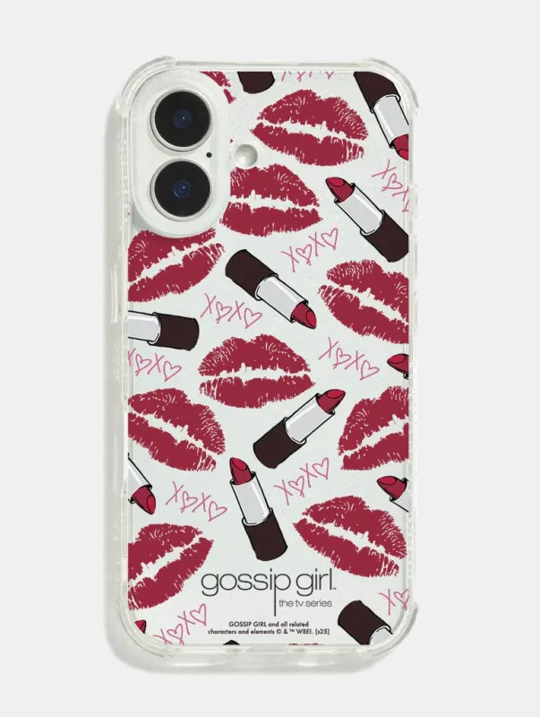 Gossip Girl x Skinnydip Lips Shock iPhone Case made by Skinnydip London