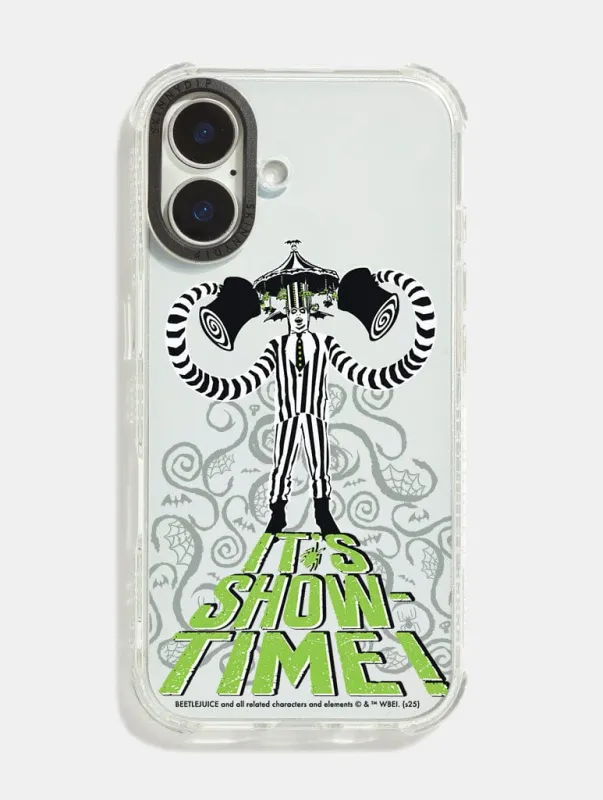 Beetlejuice x Skinnydip It's Show Time Shock iPhone Case sold by Skinnydip London