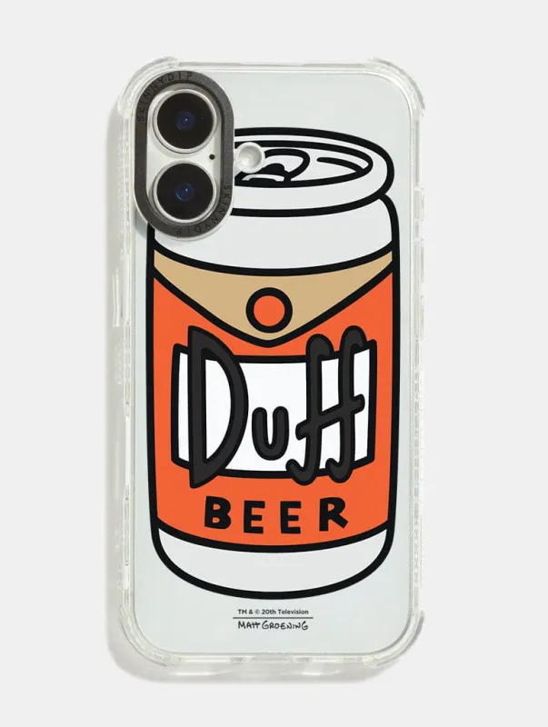 The Simpsons Duff Beer Shock iPhone Case sold by Skinnydip London
