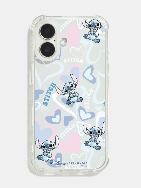Disney Stitch Heart Shock iPhone Case sold by Skinnydip London