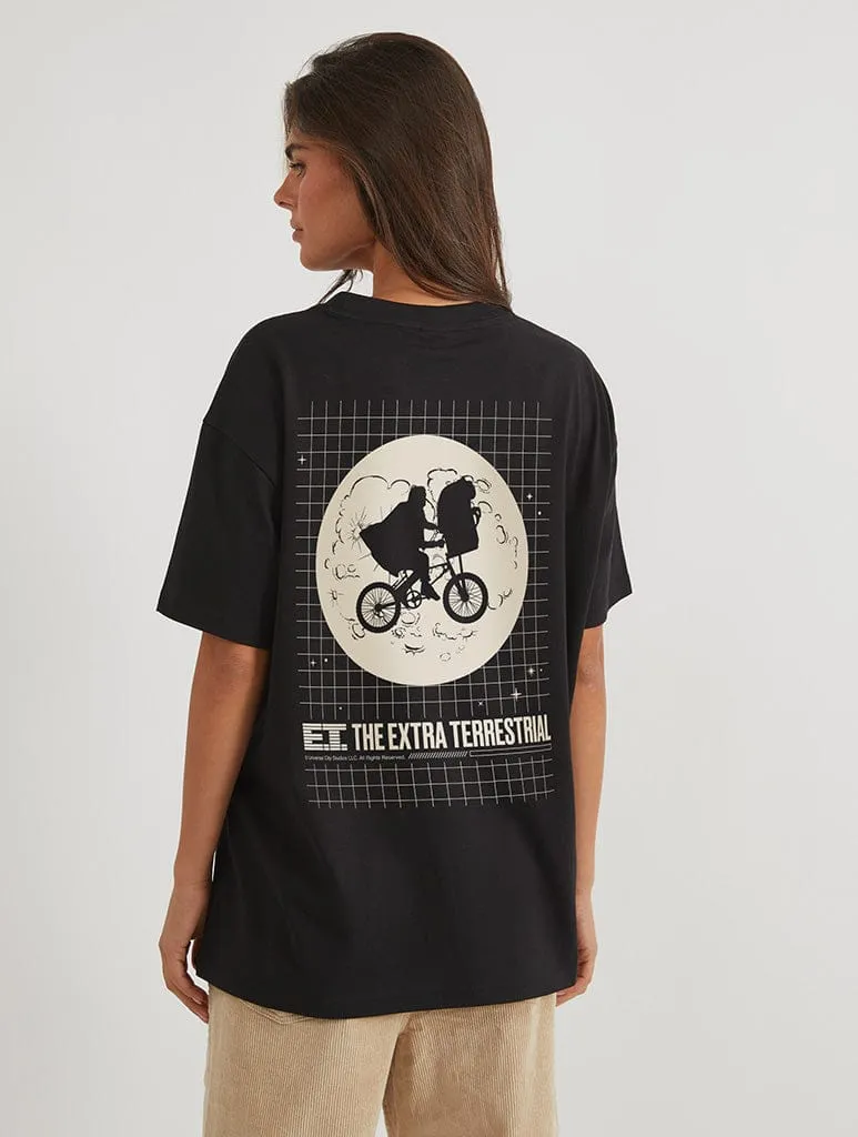 E.T. Moon Bikes T-Shirt In Black sold by Skinnydip London