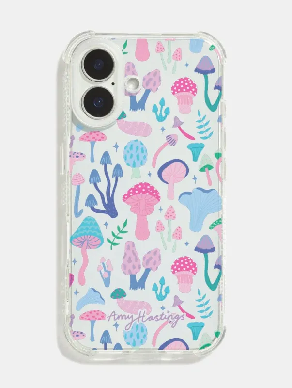 Amy Hastings x Skinnydip Magical Mushrooms Shock iPhone Case sold by Skinnydip London