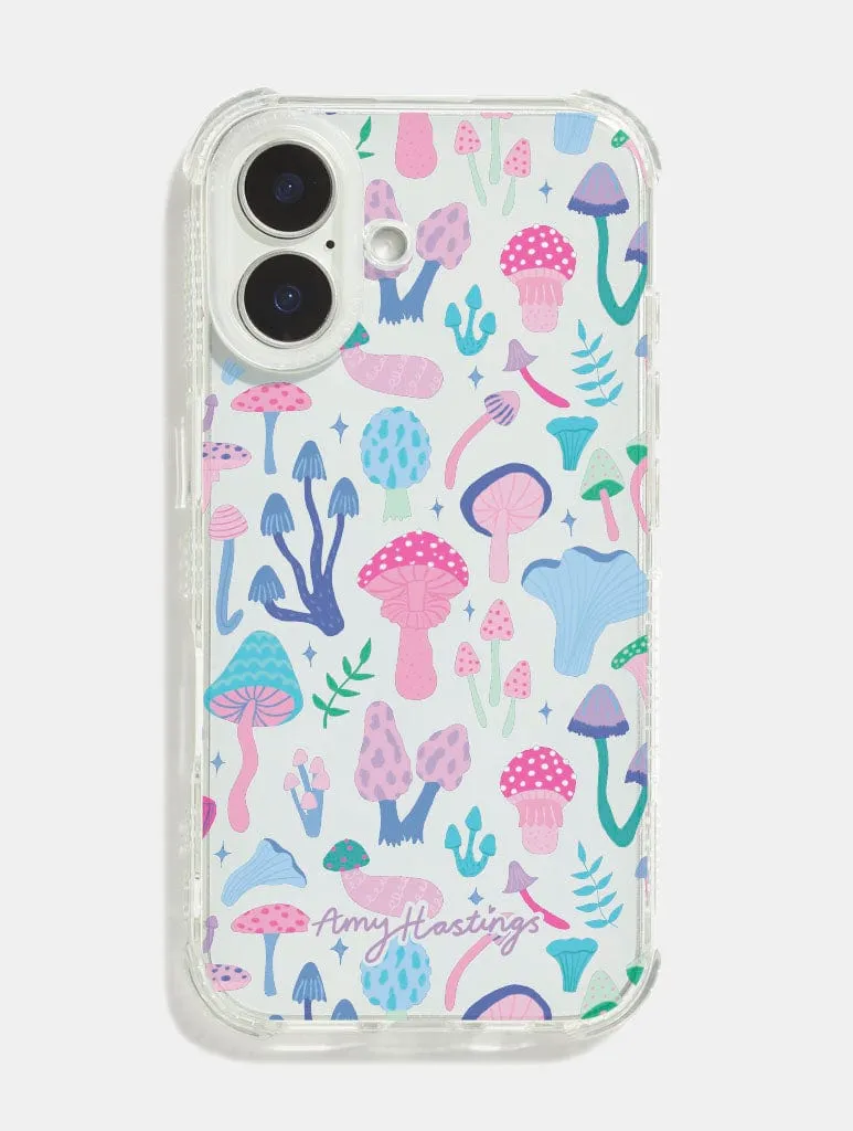 Amy Hastings x Skinnydip Magical Mushrooms Shock iPhone Case sold by Skinnydip London