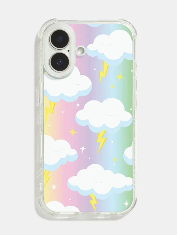 Nails Bab x Skinnydip Rainbow Storm Shock iPhone Case sold by Skinnydip London