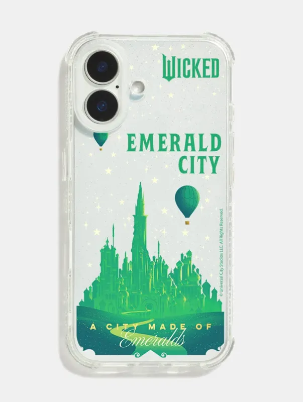 Wicked x Skinnydip Emerald City Shock iPhone Case made by Skinnydip London