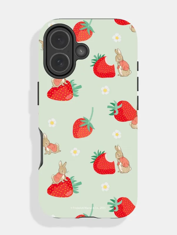 Peter Rabbit Strawberry Ultra Protective iPhone Case sold by Skinnydip London