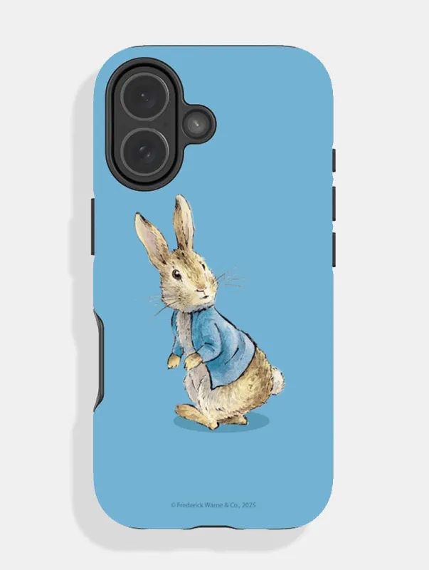Peter Rabbit Blue Ultra Protective iPhone Case sold by Skinnydip London