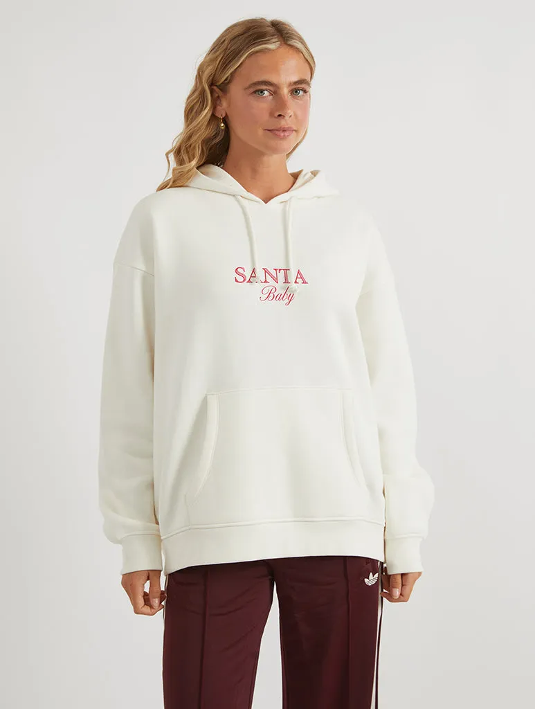 Santa Claus Social Club Hoodie In White sold by Skinnydip London product image thumbnail 2