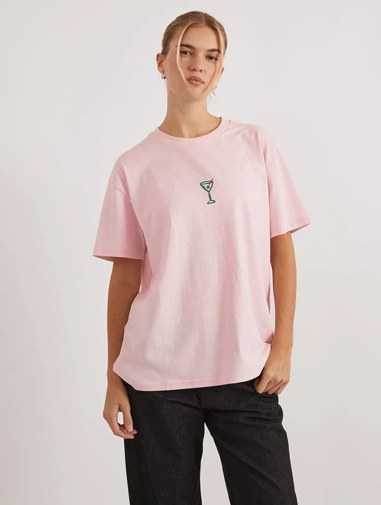 Fa La La La La T-Shirt In Pink sold by Skinnydip London product image thumbnail 2